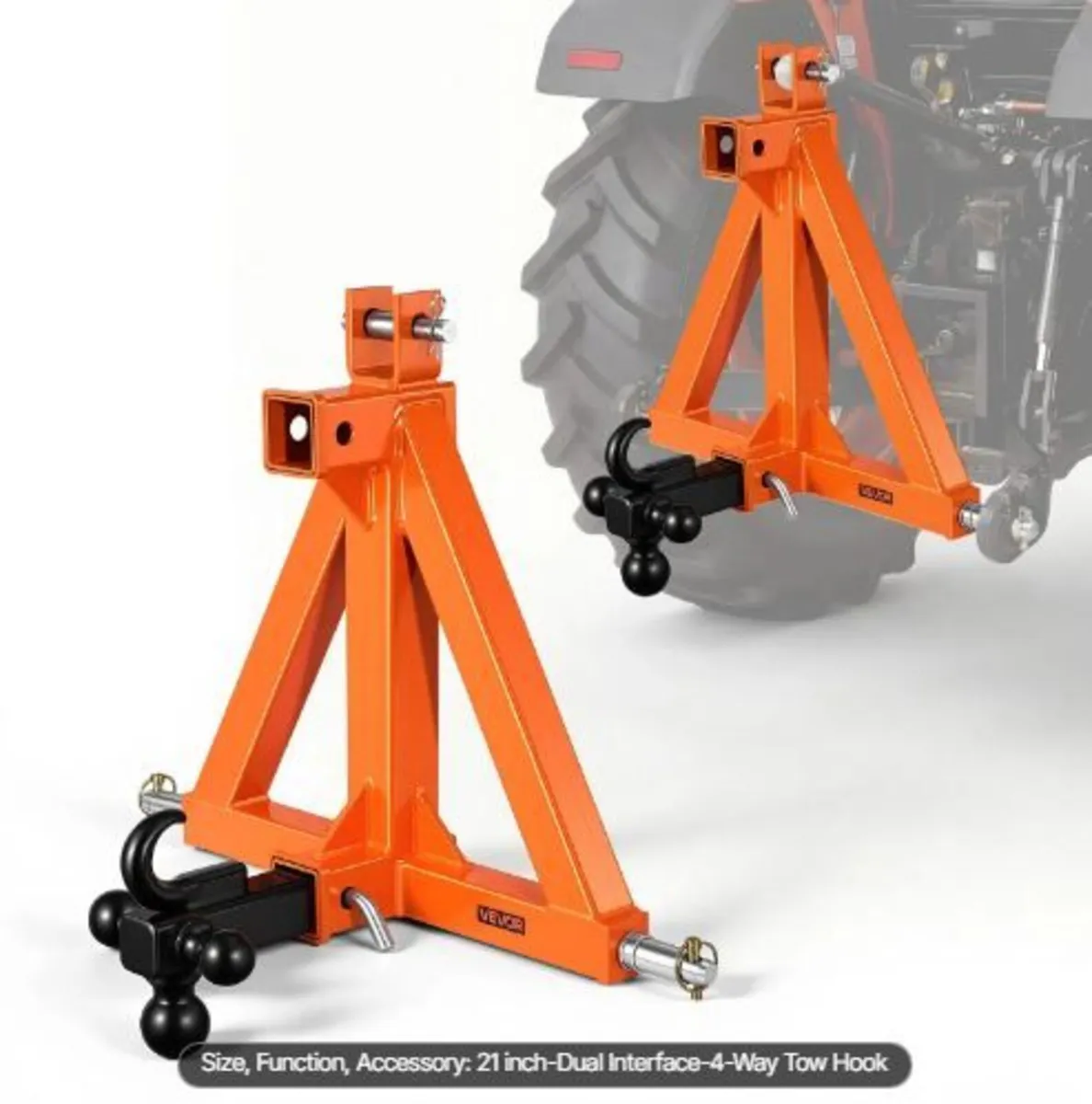 3 Point Trailer Hitch with 50.8mm Receiver - Image 2