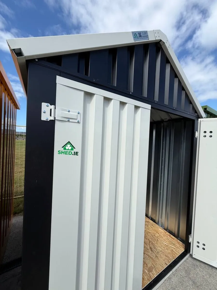 Steel shed including self foundation - 2m × 2m - Image 4