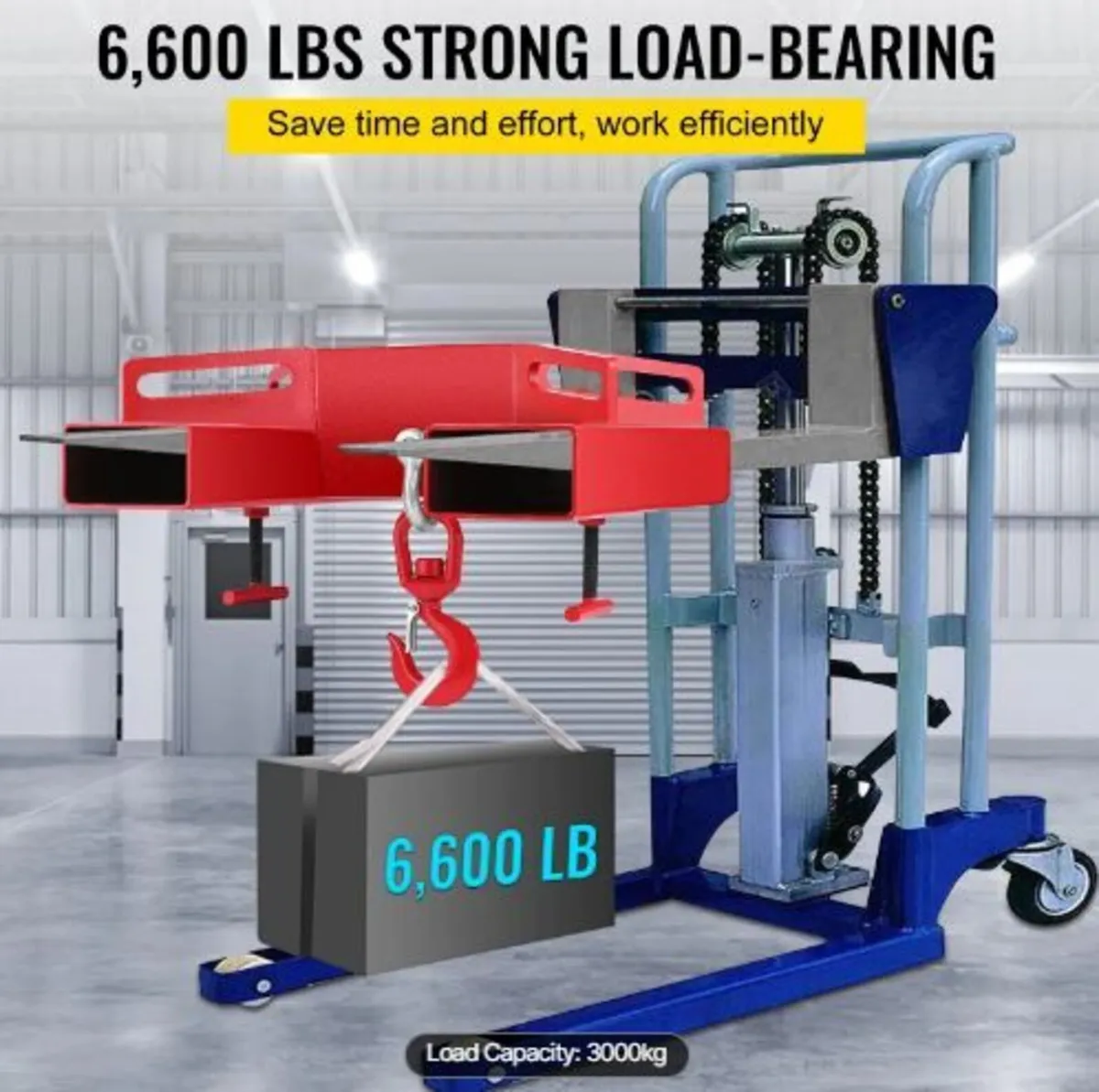 3 Ton Forklift Lifting Hook - Image 2