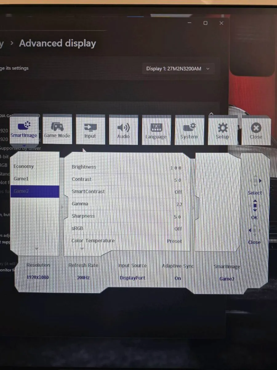 PHILIPS EVNIA 27" 200Hz - Image 2
