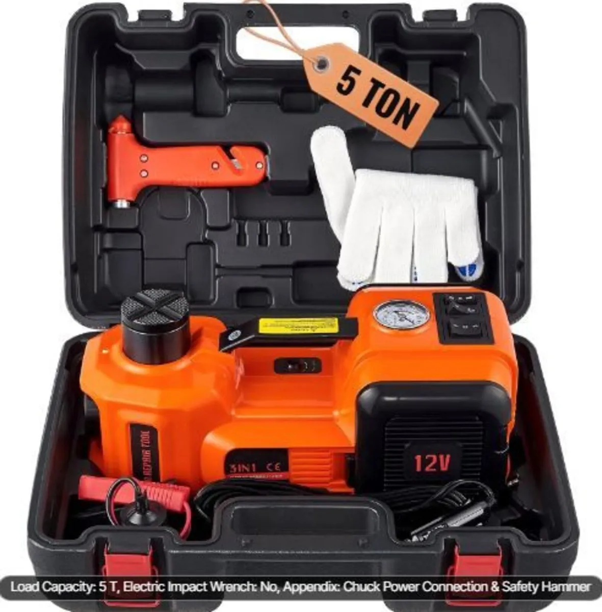 Electric Hydraulic Car Floor Jack 5 Ton - Image 1