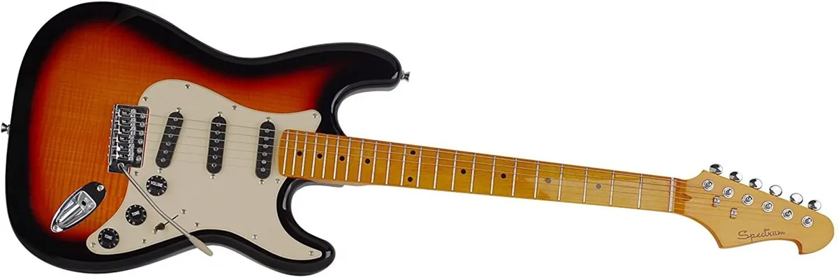 Spectrum Custom Pro Electric Flame Maple Guitar - Image 3