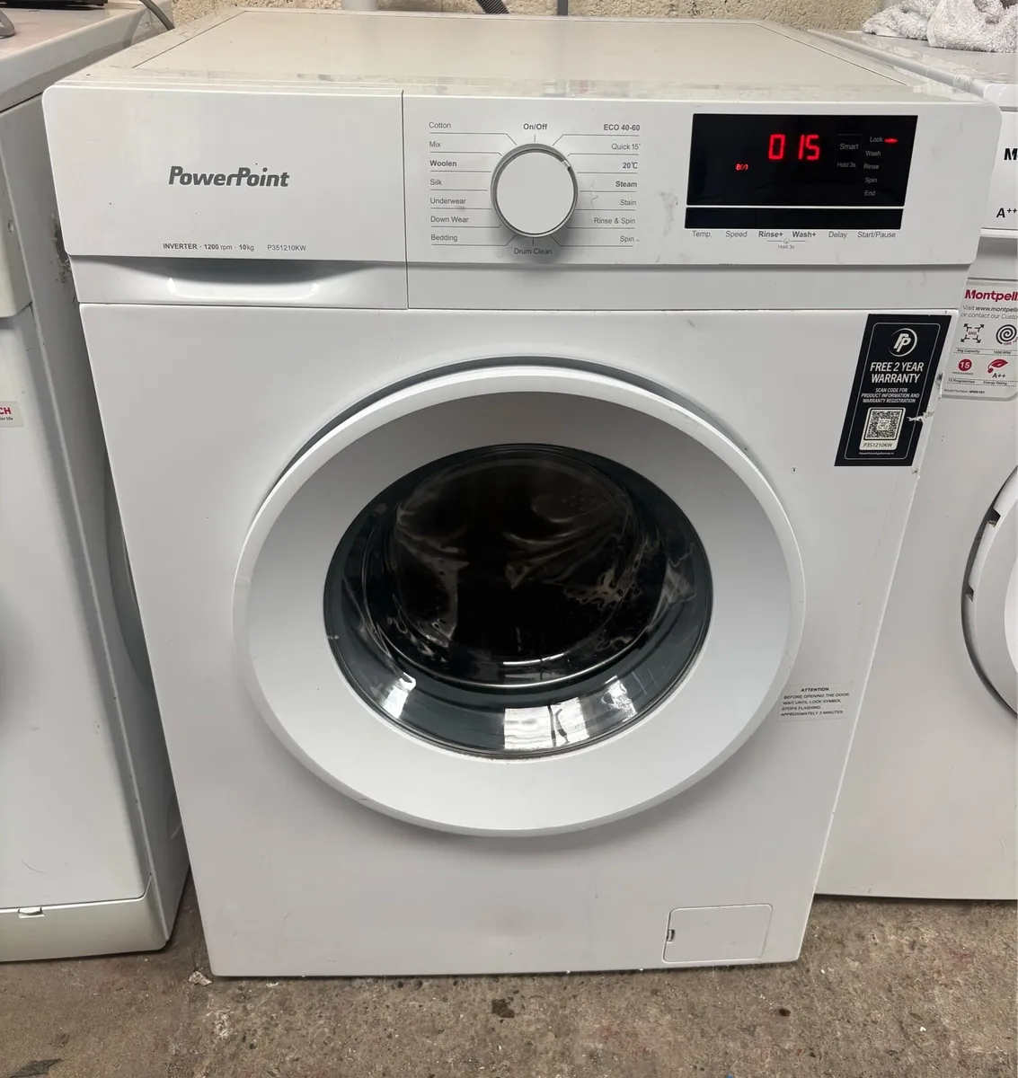 PowerPoint Washing Machine - 10kg Drum