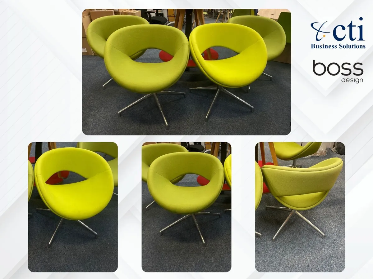 4 x "Boss Design" Reception Tub Chairs - Grade A - Image 1