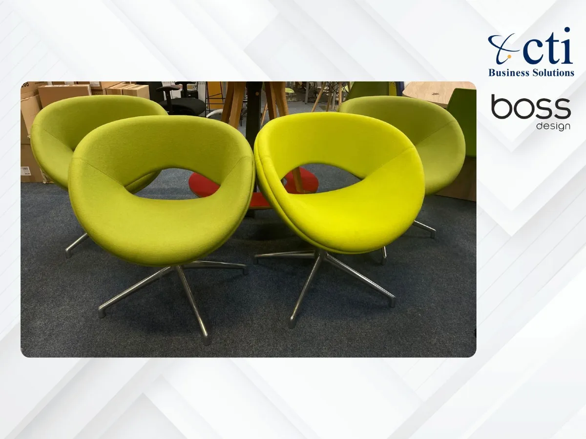 4 x "Boss Design" Reception Tub Chairs - Grade A - Image 2