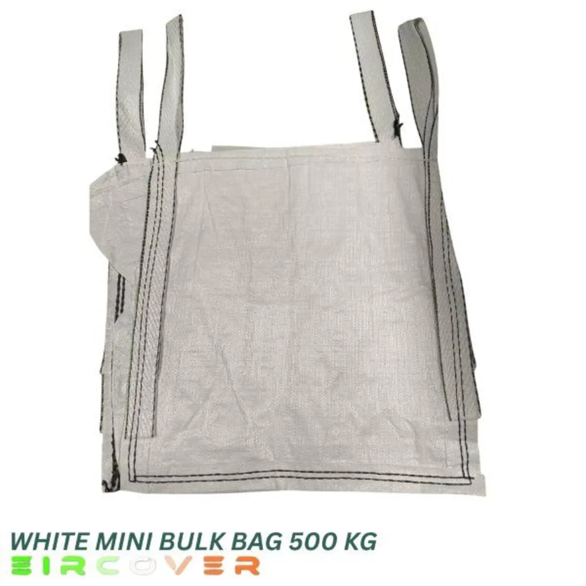 Mini Bulk bag white 50cm x 50cm x 50cm single trip - Image 4