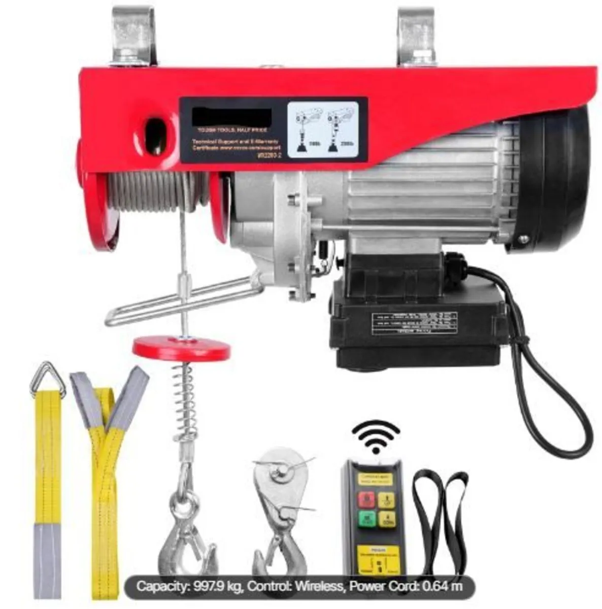 Electric Hoist 2200 lb Electric Winch Wire - Image 4