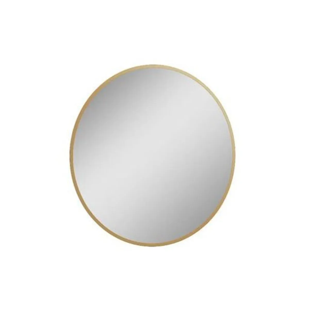 Gaulden Round Lighted Wall Mounted Bathroom Mirror - Image 1