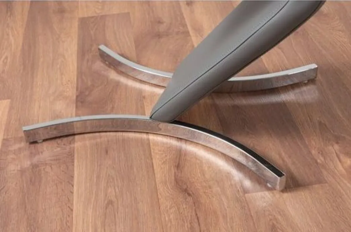 Chowchilla Upholstered Cantilever Chair (Set of 2) - Image 4