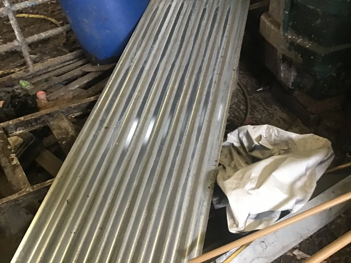 Galvanised sheeting