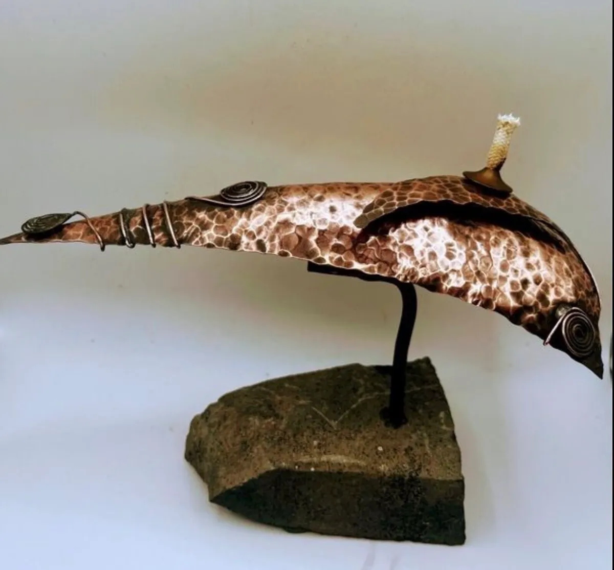 Hand crafted studio copper sculpture - Image 2