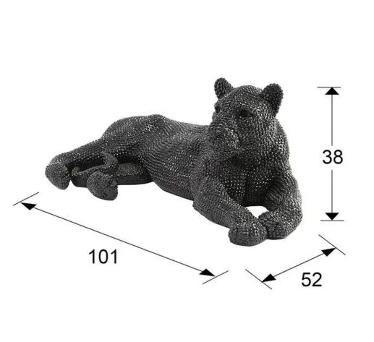 Thacher A Lioness Lying Down Statue - Image 3