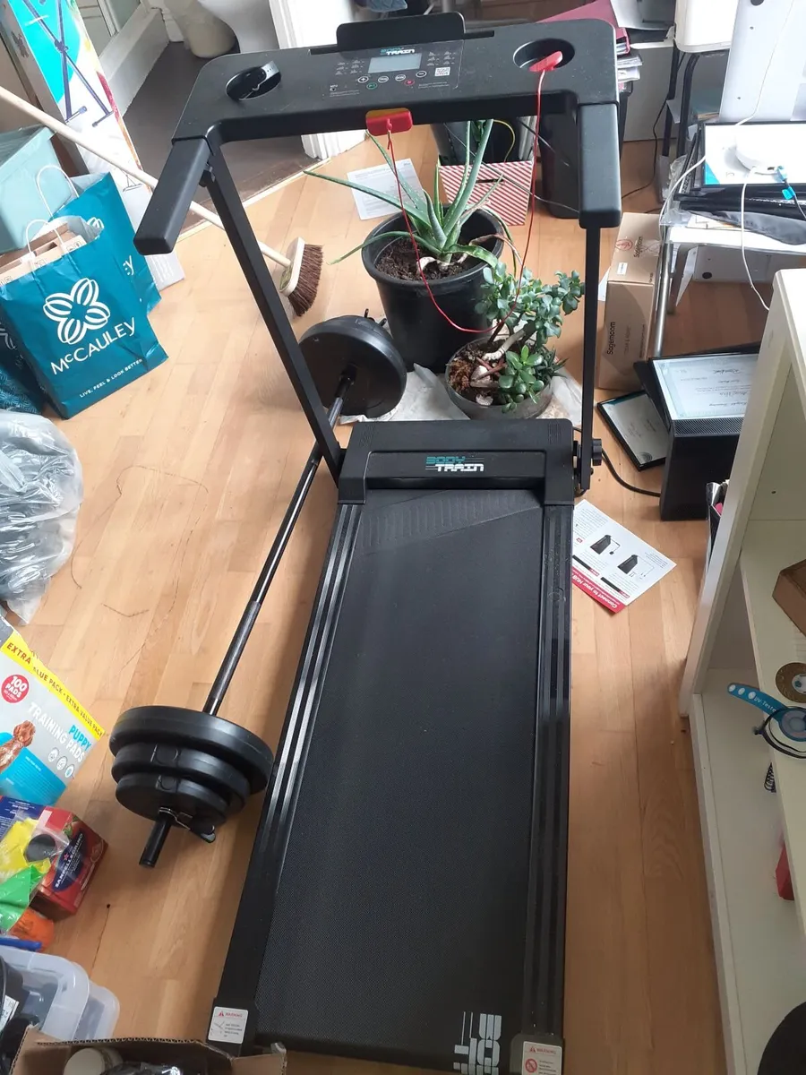 Motorised Folding Bluetooth Treadmill - Image 1