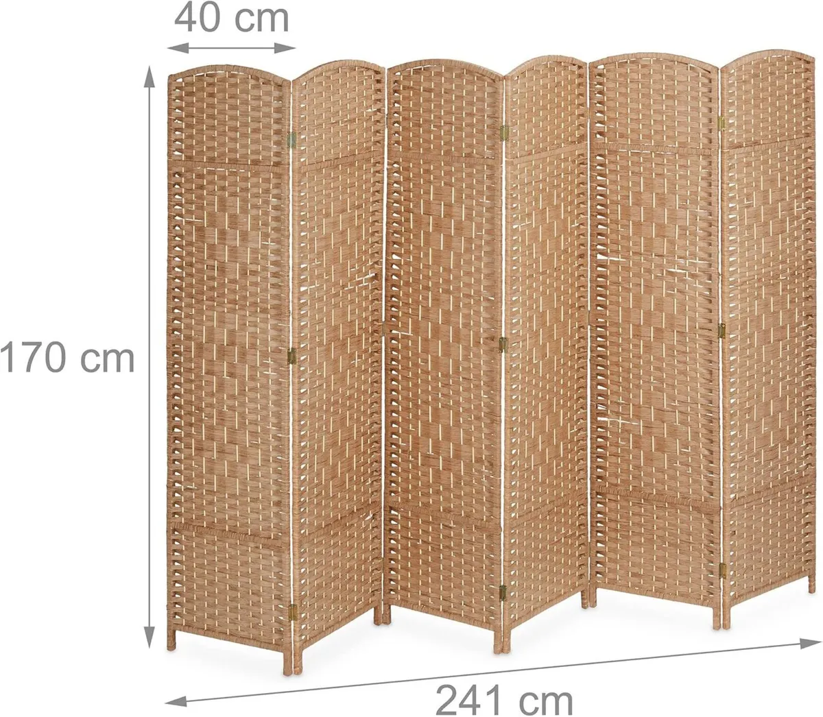 6-Piece Folding Room Divider .. Free Delivery - Image 3