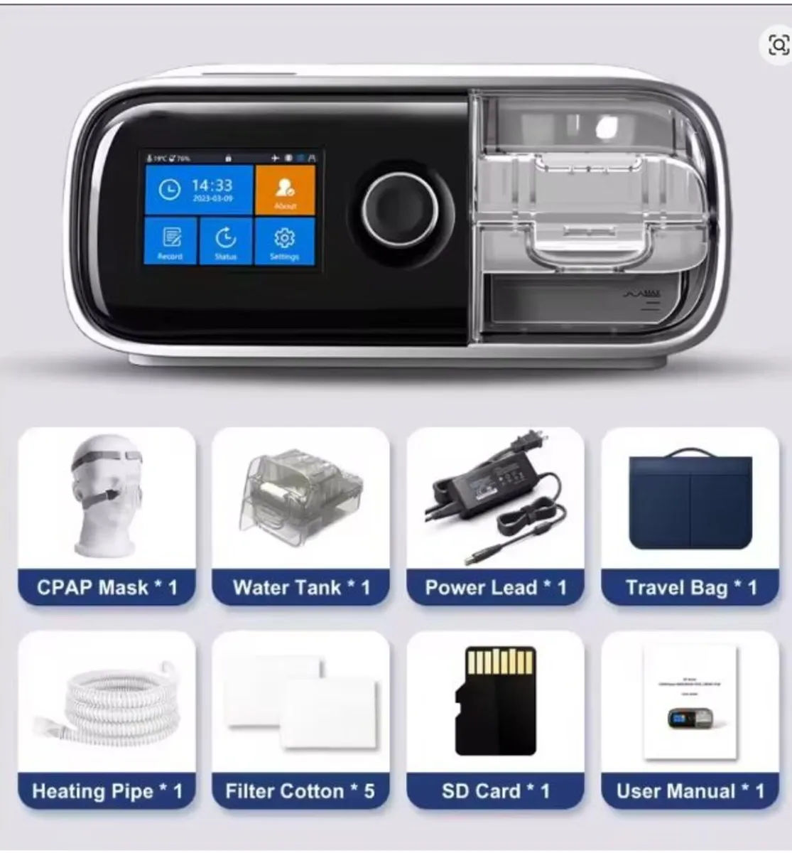 Resoxy Auto CPAP Machine  Model FHC DF OLV-20A-H - Image 1