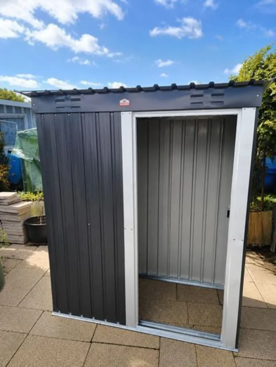 6ft Metal Garden Sheds Bundle Deal Set of 2 - Image 2