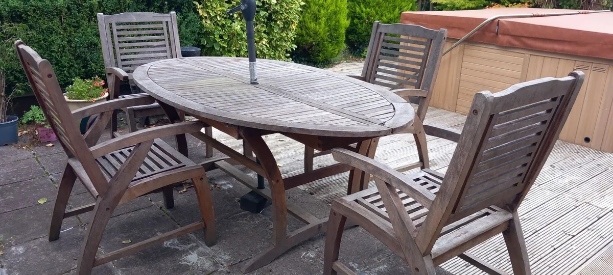 Solid Wood Garden Furniture - Image 1
