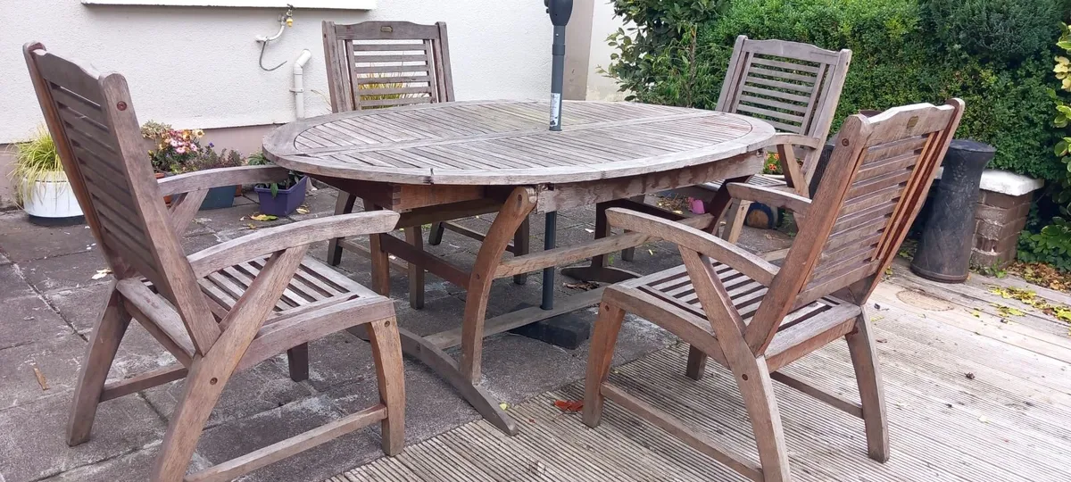 Solid Wood Garden Furniture - Image 2