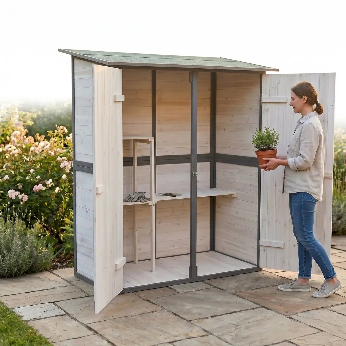 Garden shed tool plants storage - FREE Delivery - Image 1