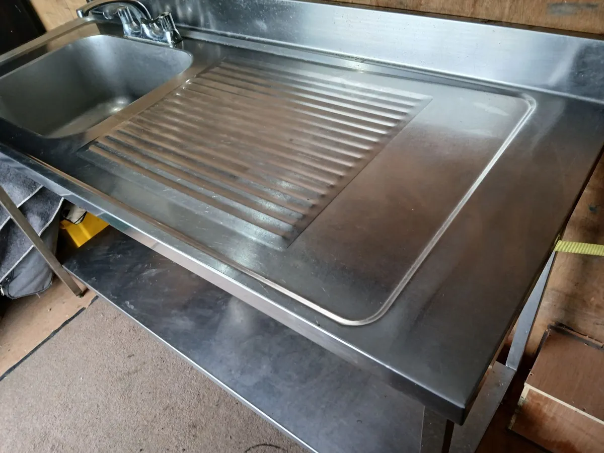 Staneless steel cabbinet sink unit complete - Image 2