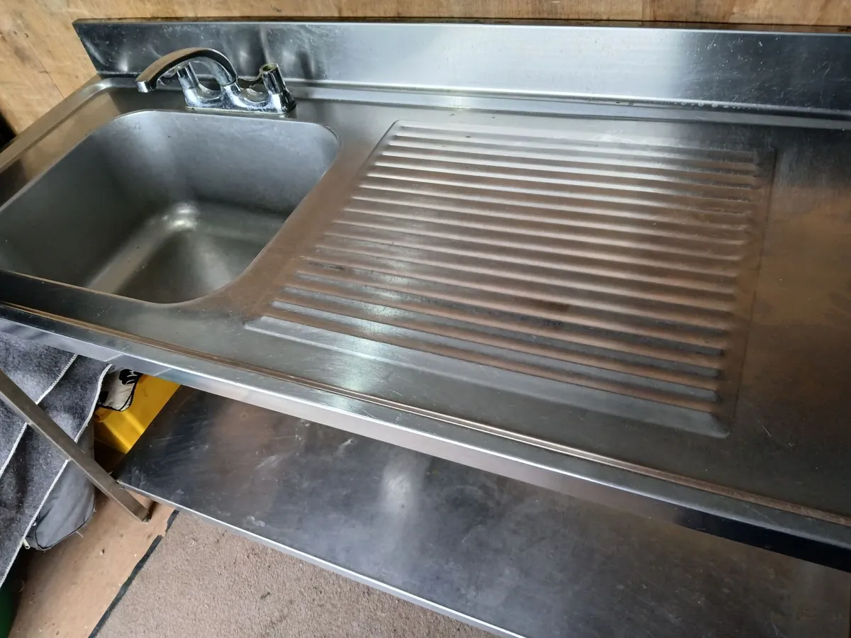 Staneless steel cabbinet sink unit complete - Image 3