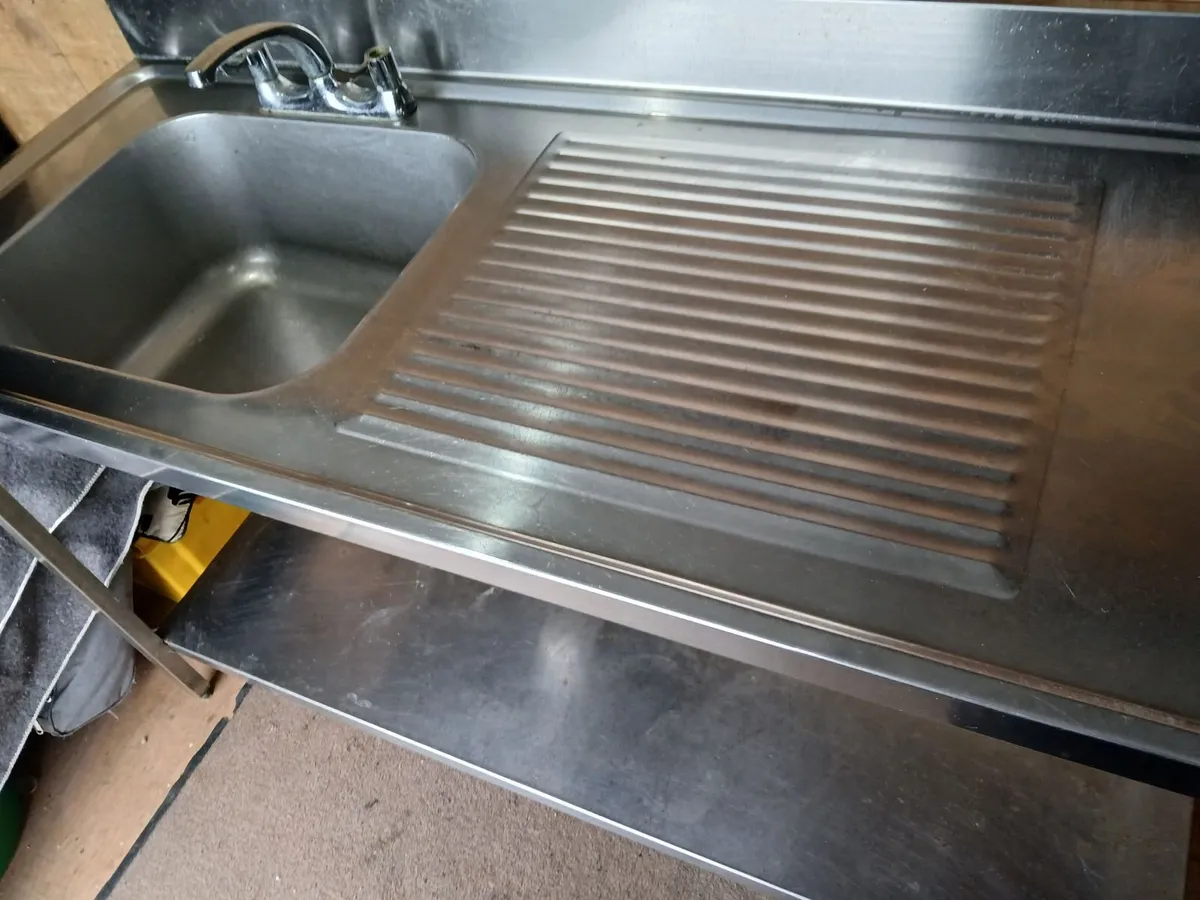Staneless steel cabbinet sink unit complete - Image 4
