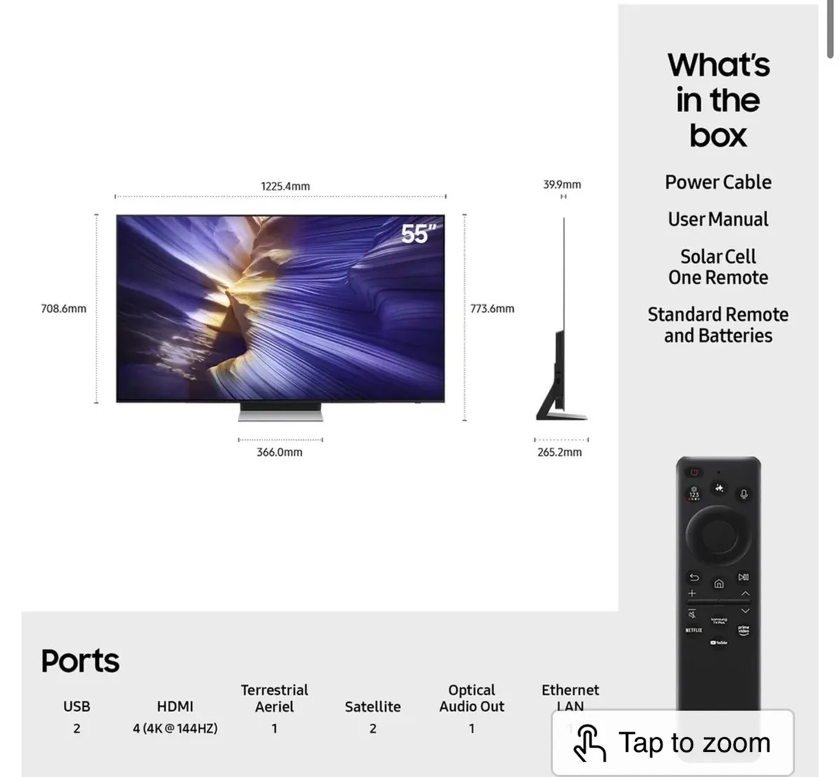 Samsung 55’’ OLED 4K smart TV- Brand New - Image 3