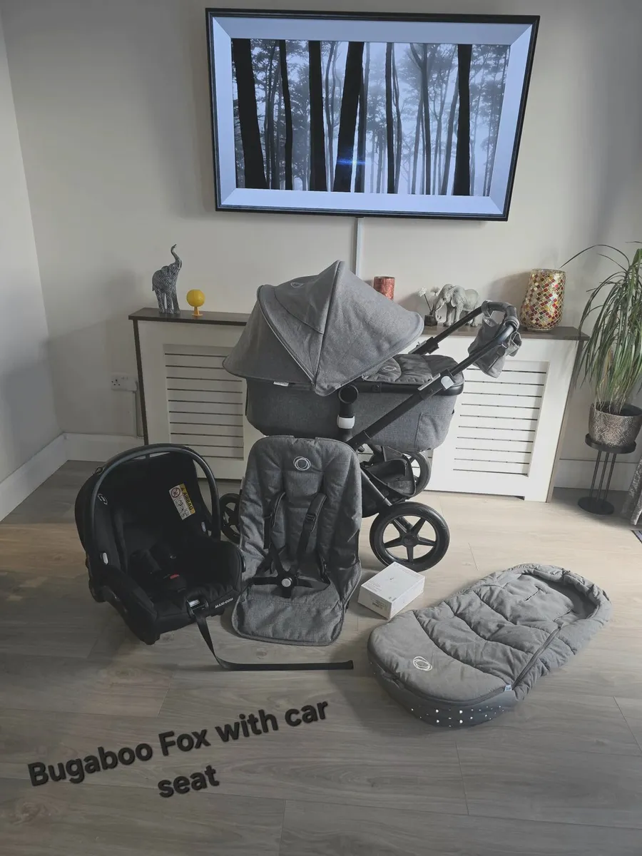 Bugaboo Fox with car seat - Image 1