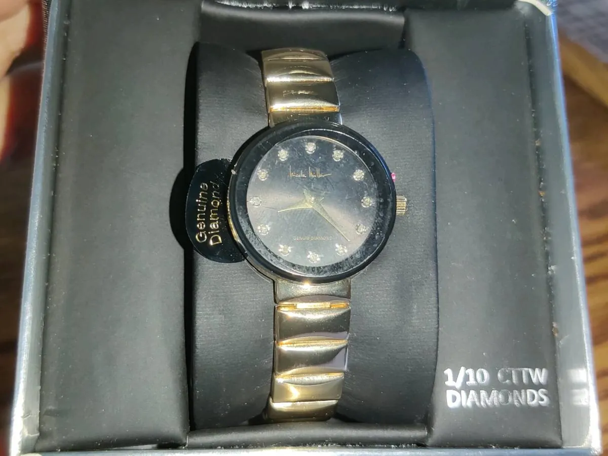 NICOLE MILLER NEW YORK, Diamond Elastic Watch ! - Image 1