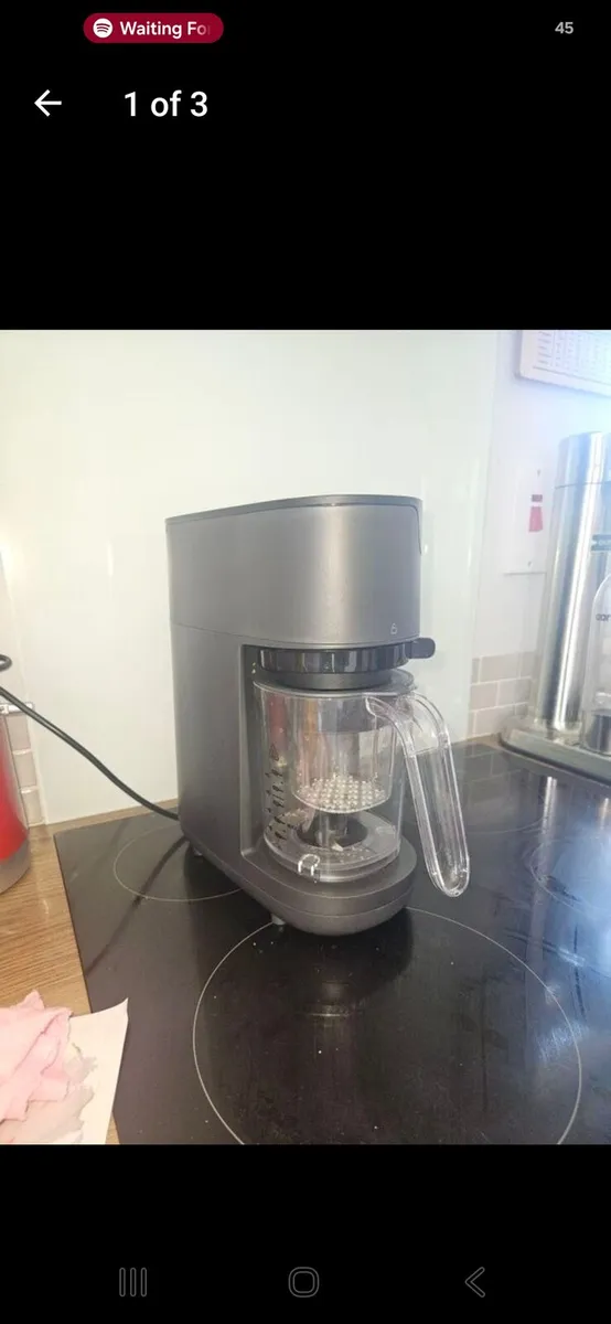 Baby food steamer and blender