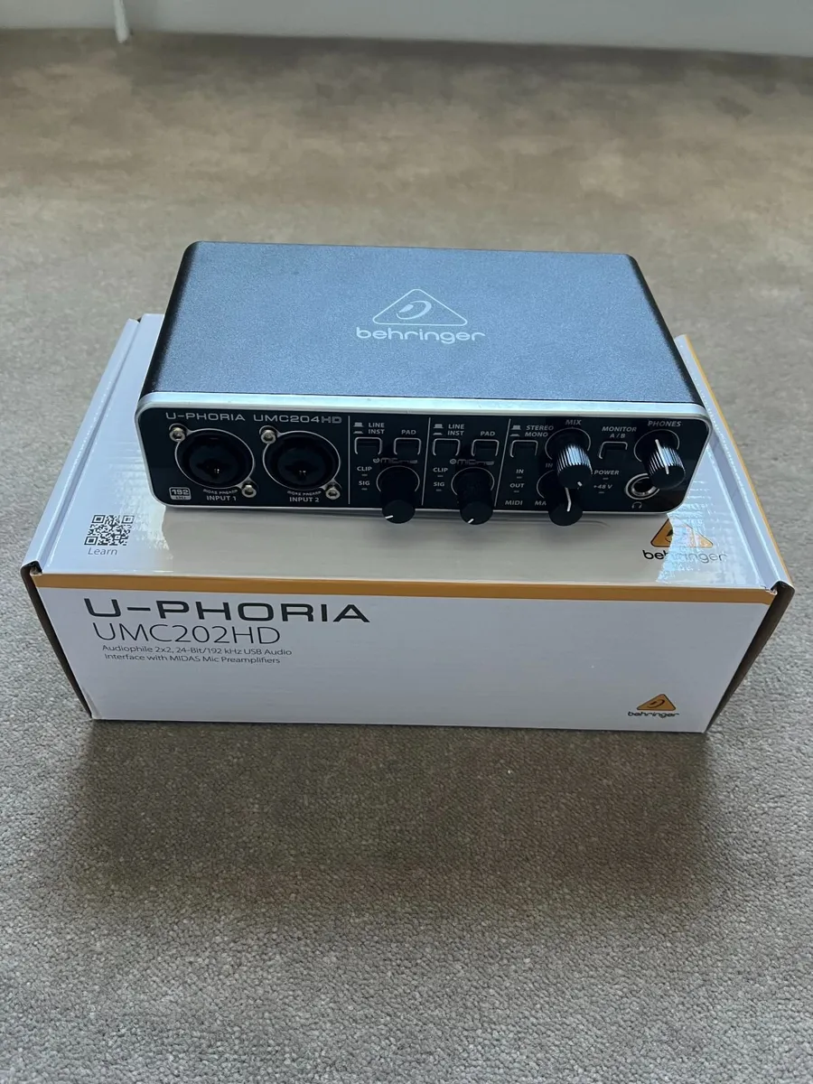 Behringer U-PHORIA UMC204HD USB Audio Interface - Image 1
