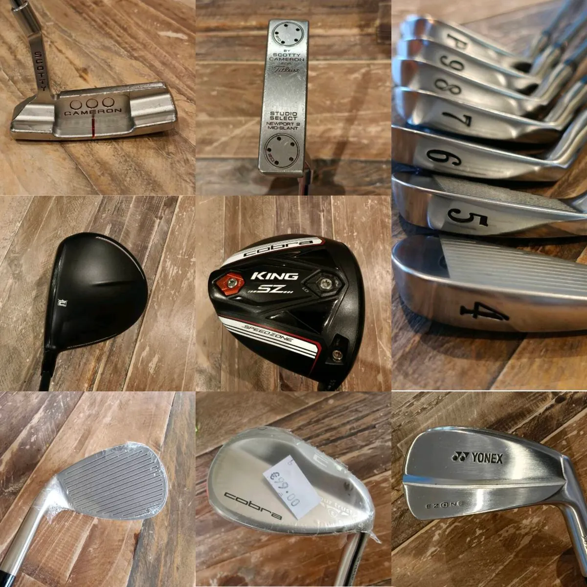 Full set cobra, yonex, Scotty Cameron - Image 1