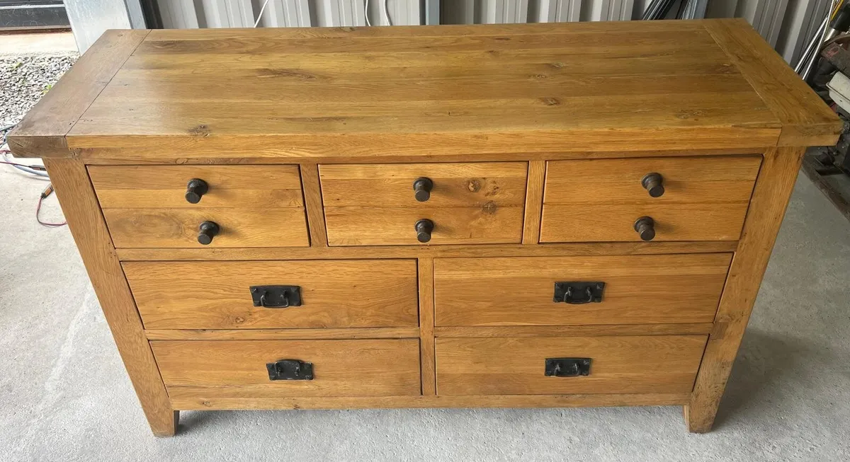 Rustic solid Oak Dresser/sideboard - Image 1