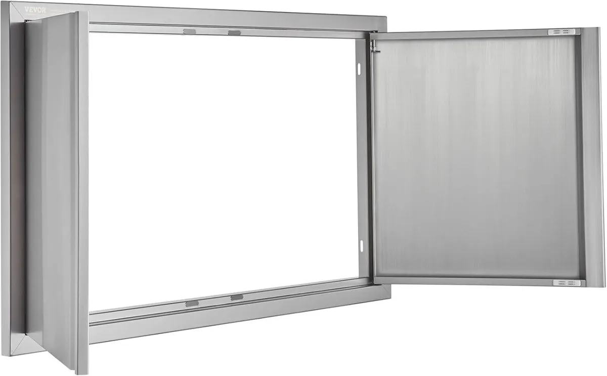 36 x 21 Inch Stainless Steel BBQ Access Door - Image 2