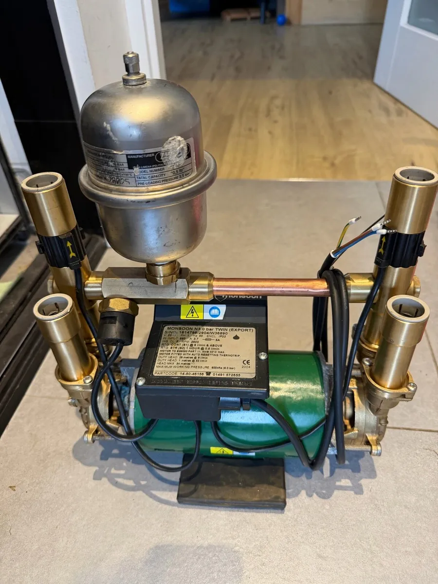 Shower pump, Stuart Turner, monsoon, water pump - Image 2
