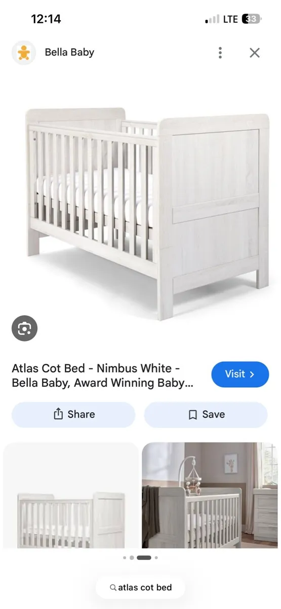 Mamas & Papa Atlas Cot bed - Image 1