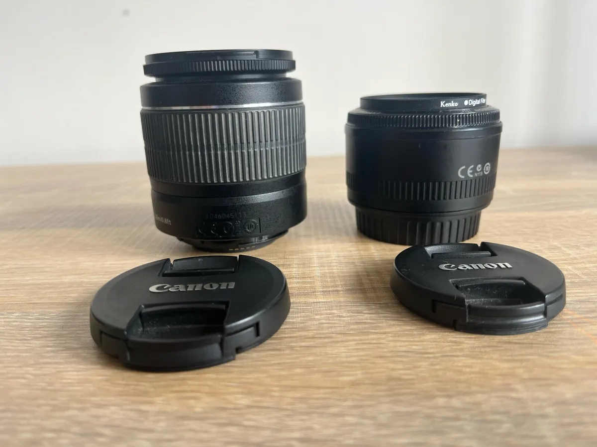 Canon EOS 600D Camera with lenses. - Image 2