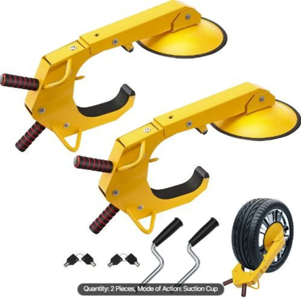 Wheel Lock Clamp, 2-Pack Trailer - Image 1