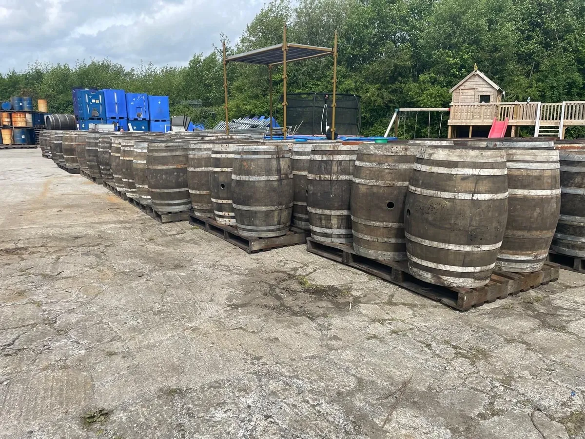 Oak Whiskey Barrels - Image 2