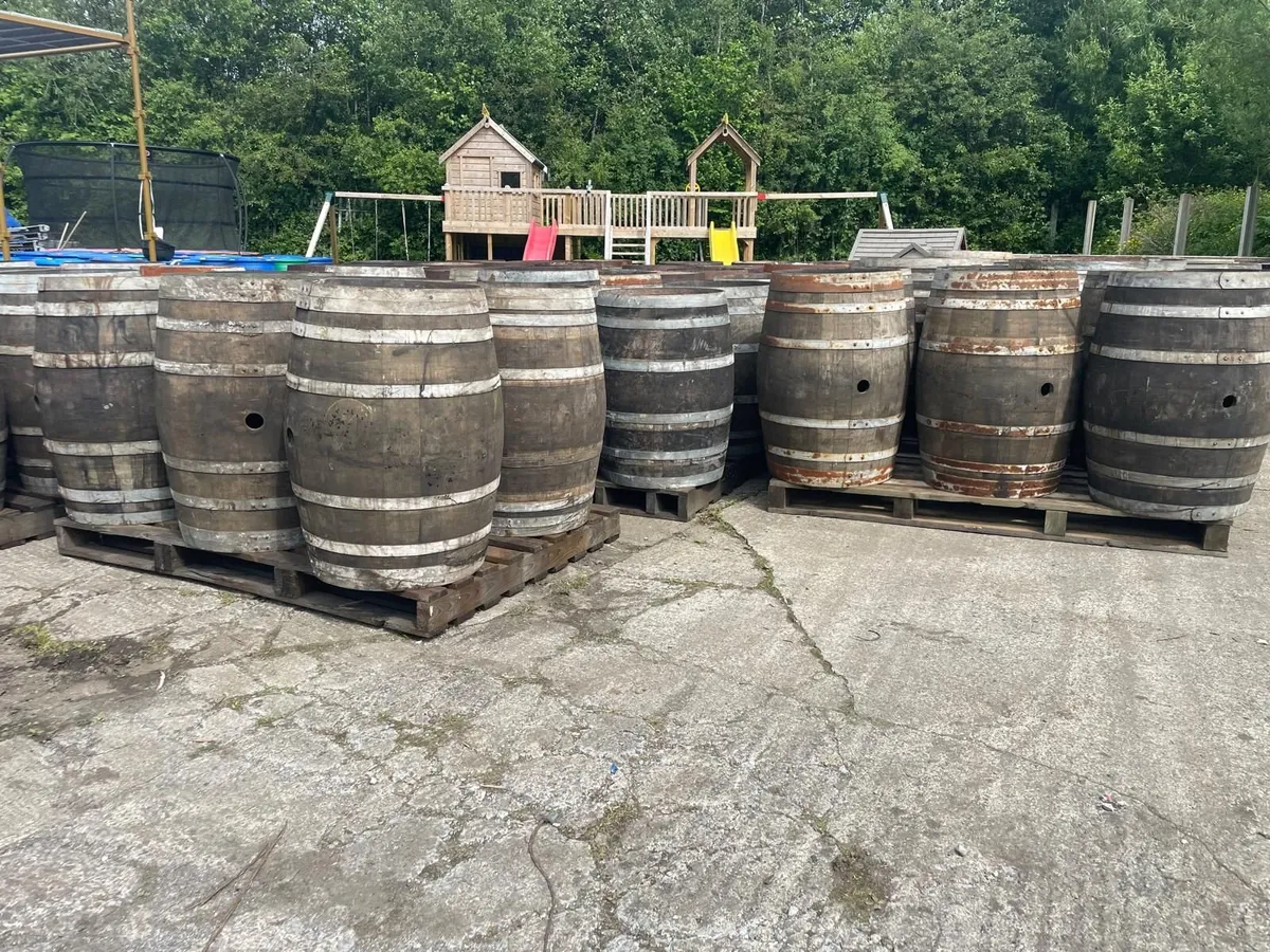 Oak Whiskey Barrels - Image 2