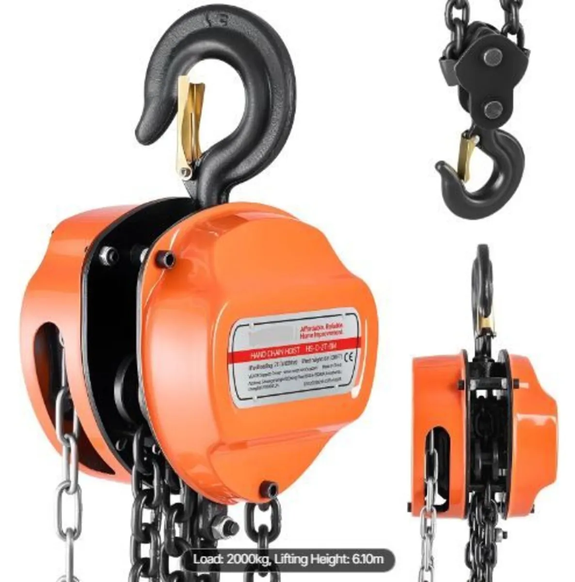 Hand Chain Hoist, 2 Ton Capacity - Image 4