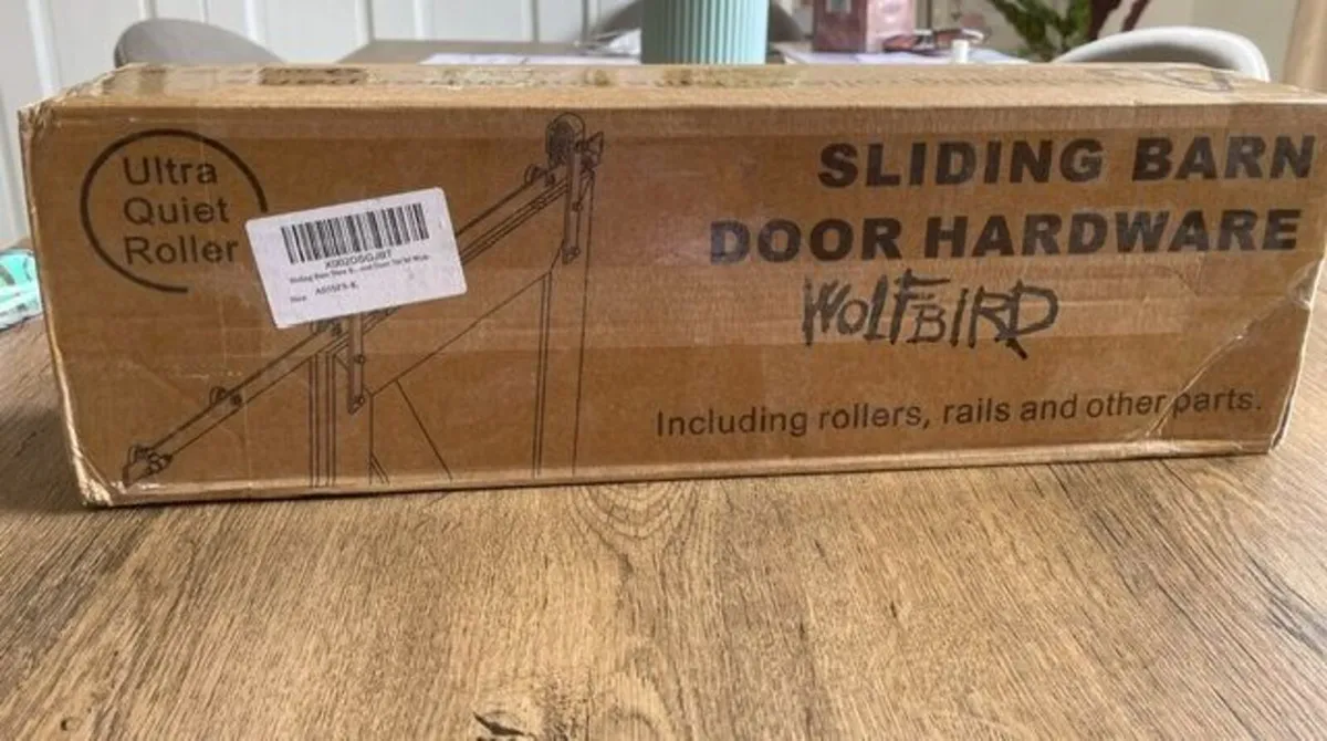 Black Sliding Barn Door Kit for sale - Image 1