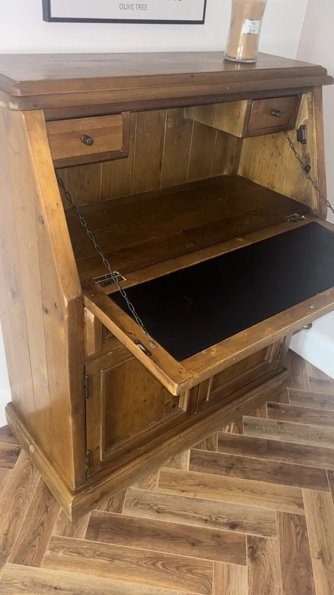 Antique writing Bureau (Rare) - Image 4