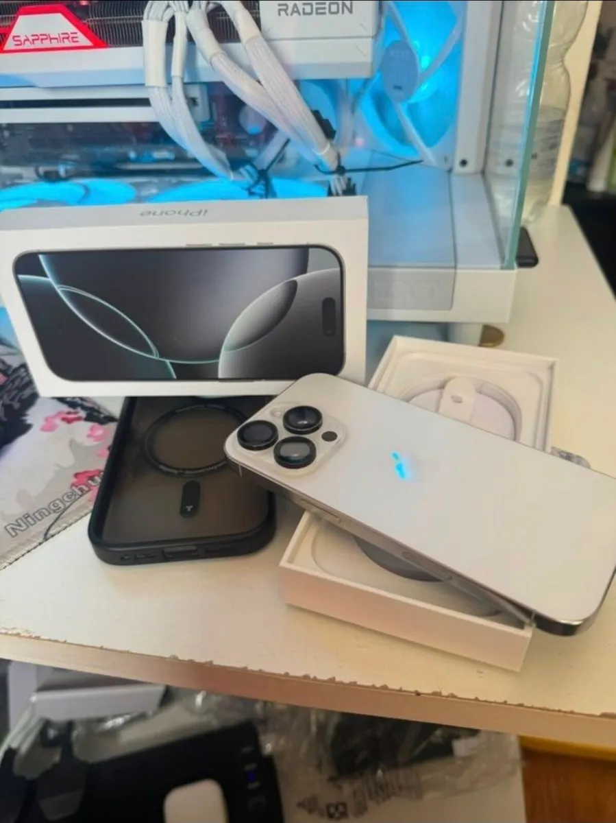 Iphone 16 Pro Titanium white 128gb - Image 1