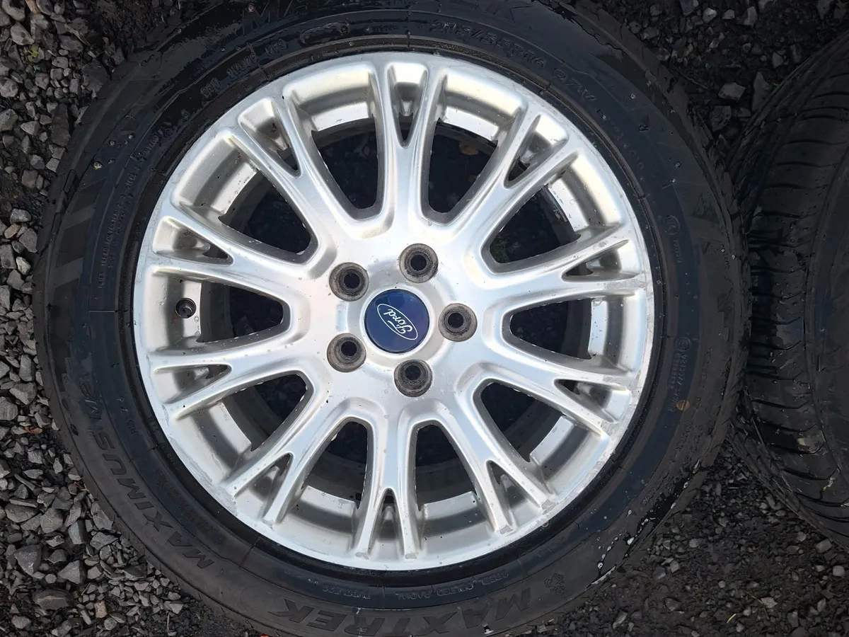 16" Genuine Ford Alloys with tyres - Image 4