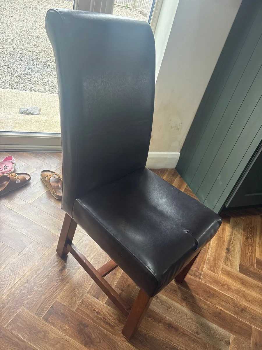 Dining chairs x 6 - Image 4