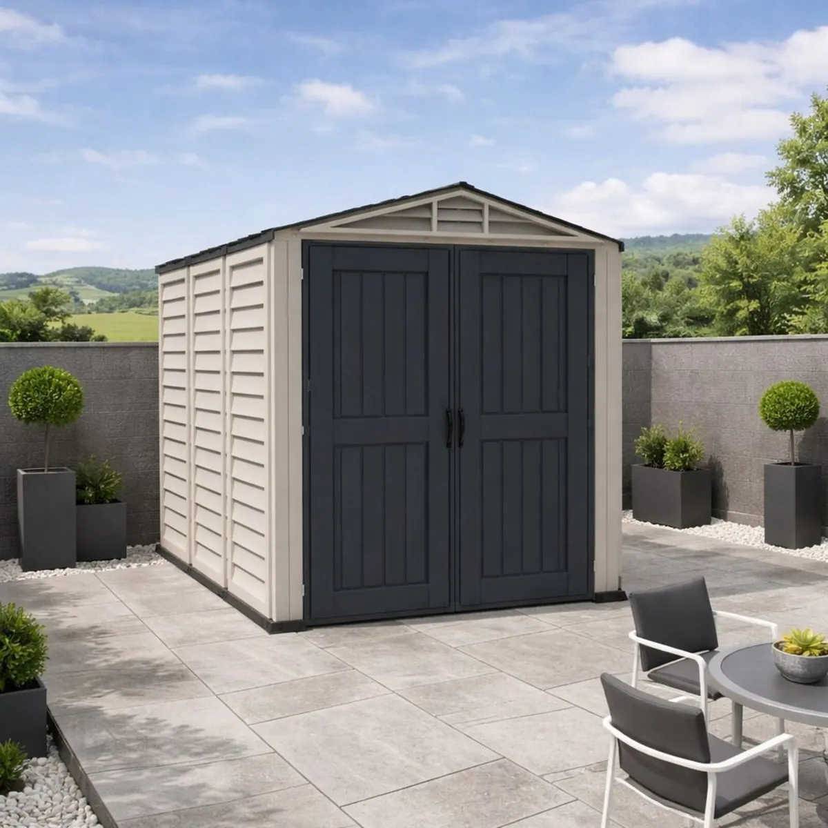 🏡 5x8 DURAMAX YARDMATE PLUS VINYL GARDEN SHED - Image 2