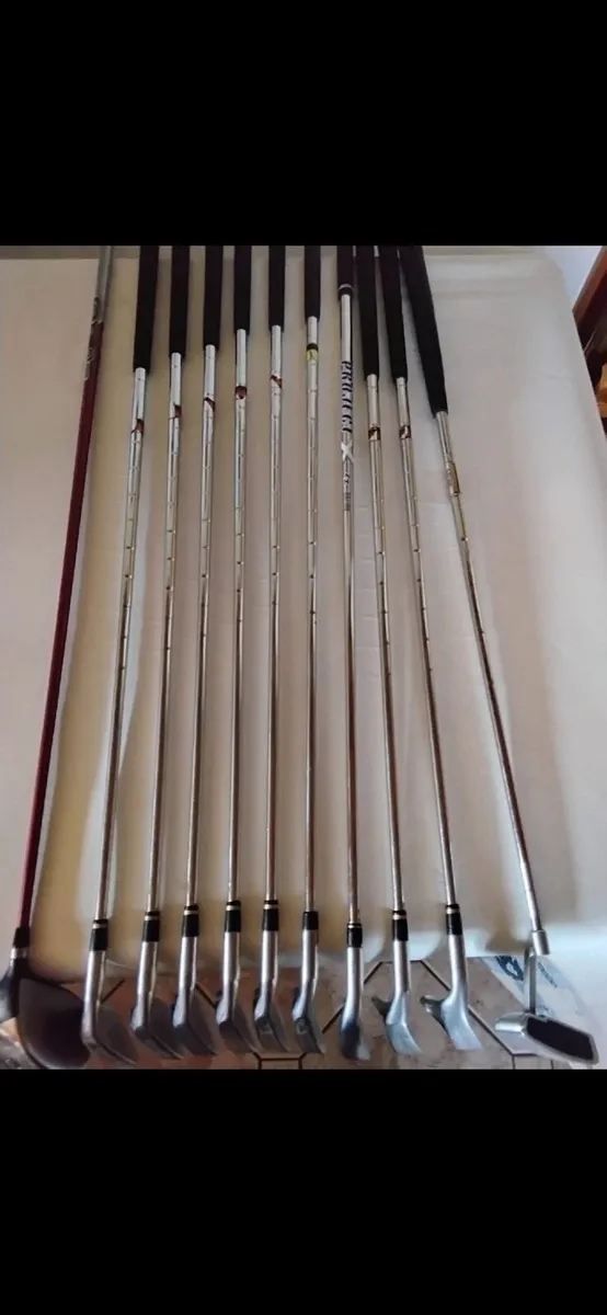 Full set left hand Cobra golf clubs - Image 1