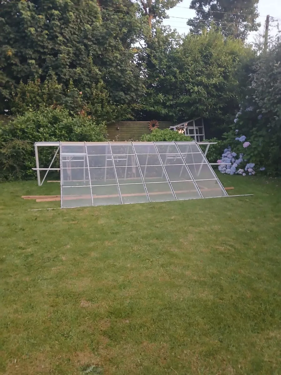 Lean-To Glasshouse / Conservatory 16x8ft - Image 2