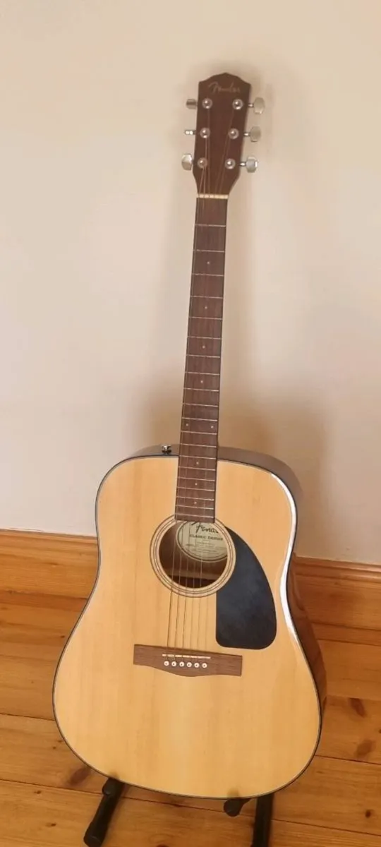Fender Acoustic Guitar - Image 1